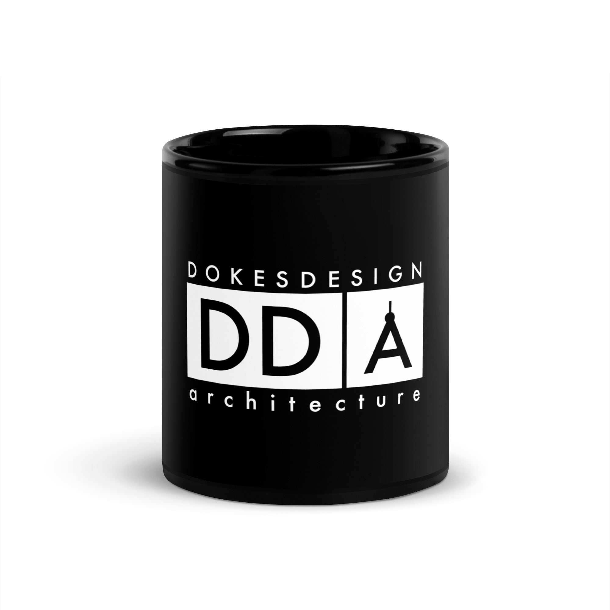 DDA Black Glossy Mug