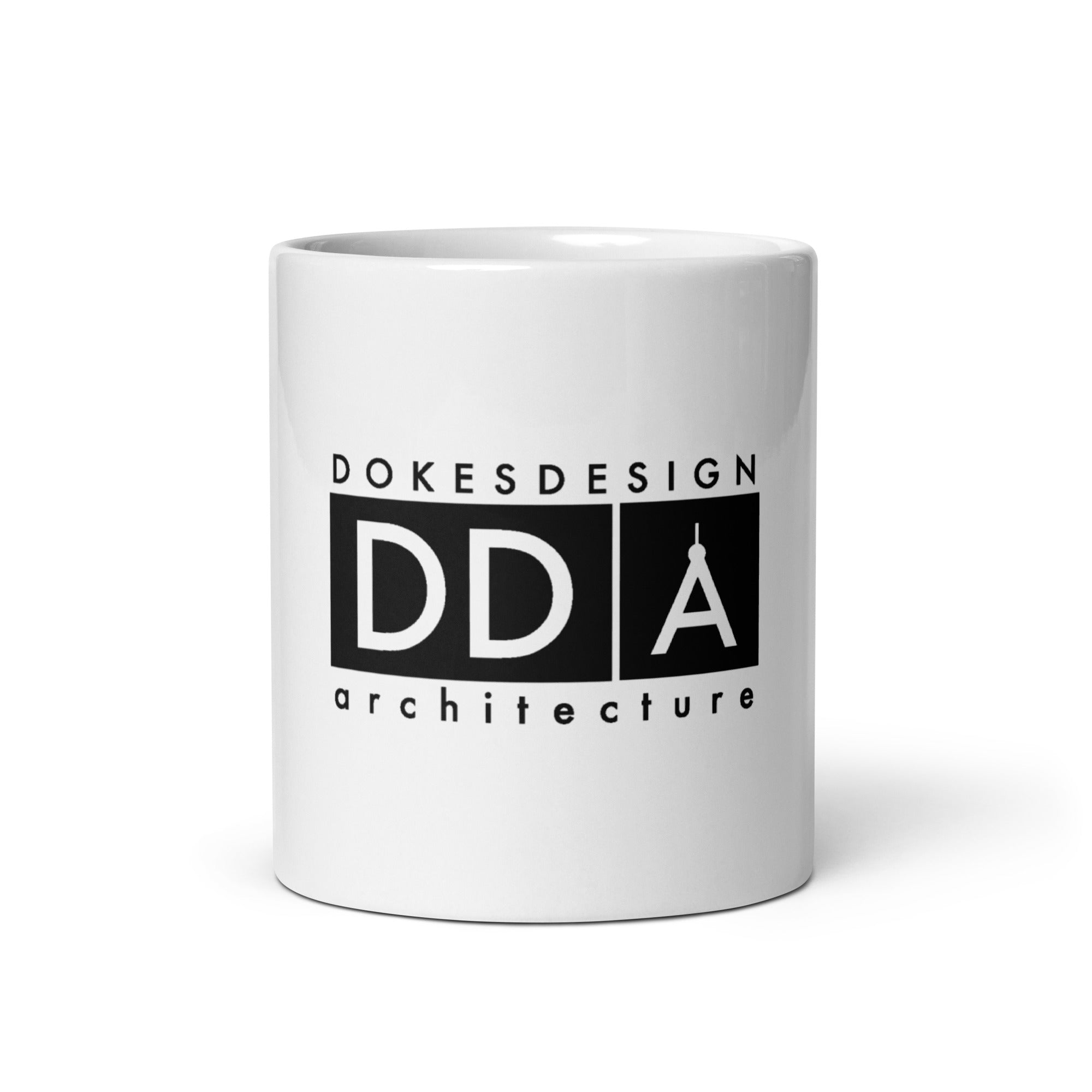 DDA White Glossy Mug